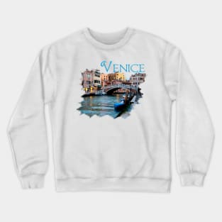 Venice, Italy: Along the Canal Crewneck Sweatshirt